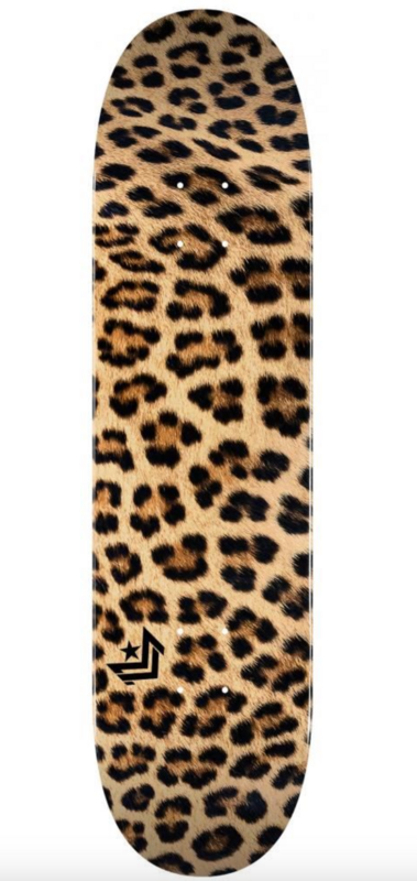 MINI LOGO SKATEBOARD DI AL BRICH LEOPARD  8,25