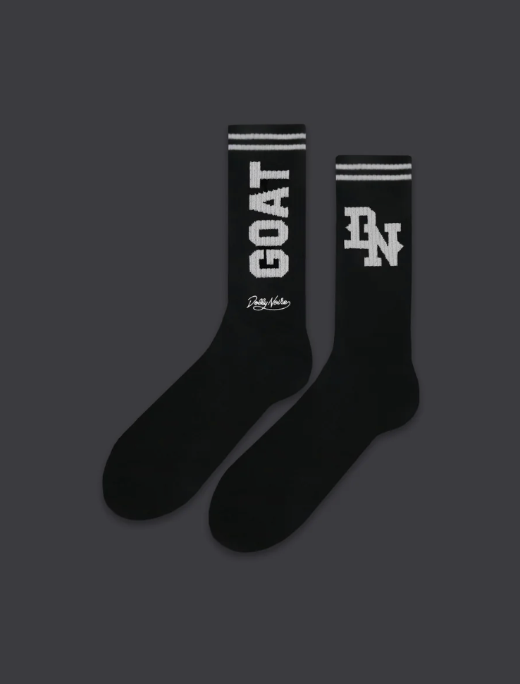 GOAT DN Socks Black