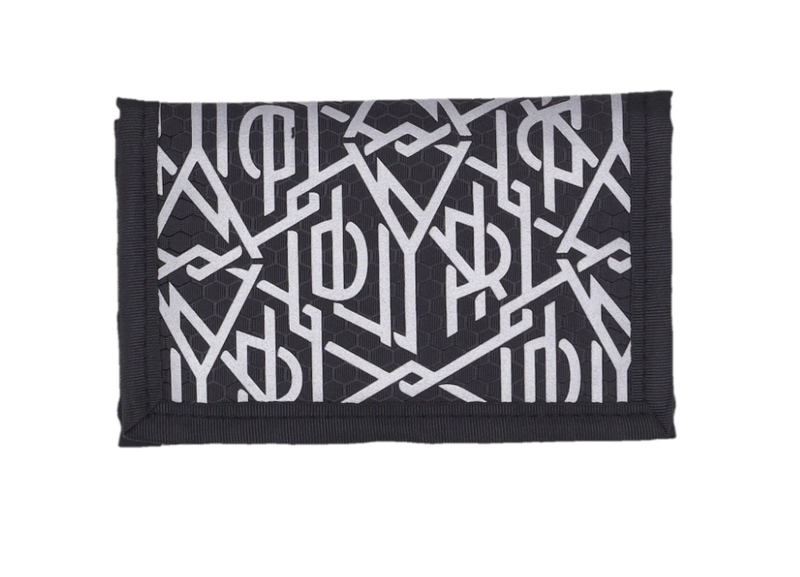 DLYNR Reflective Monogram Wallet Black
