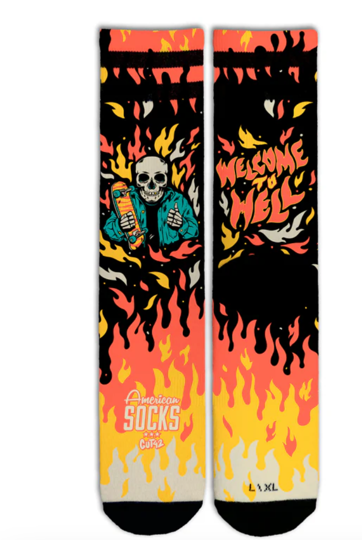 AMERICAN SOCKS  WELCOME TO HELL   - DAISIES