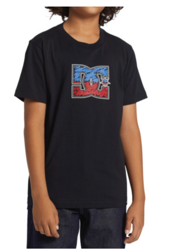 DC Boy's T-shirt DC Star Inline SS Boy  - black