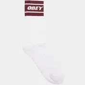 OBEY COOPER SOCKS White Sinfandel