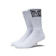 OBEY EYES ICON SOCKS White
