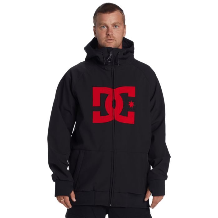 DC Giacca snow Spectrum Softshell Jacket Black-Red Unisex