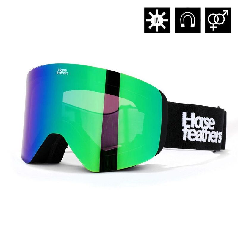 HORSEFEATHERS COLT GOGGLES (black/mirror green) HORSEFEATHERS COLT GOGGLES (black/mirror green)