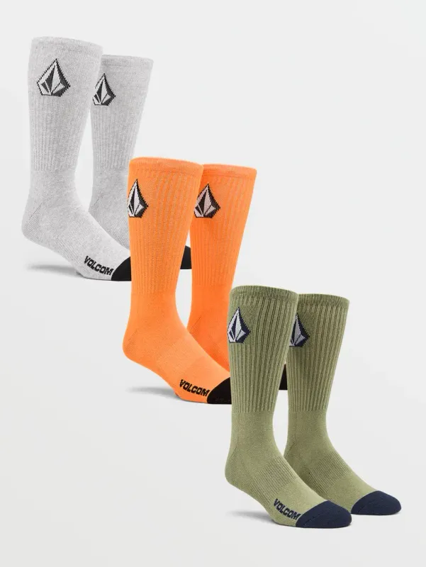 VOLCOM FULL STONE SOCK MULTIPACK