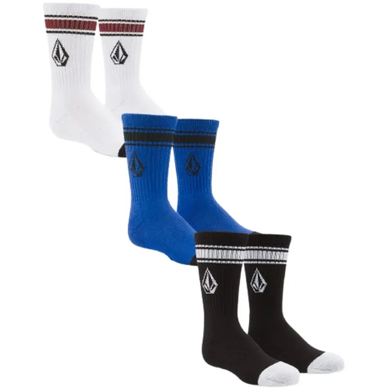 VOLCOM FULL STONE SOCK MULTIPACK JUNIOR