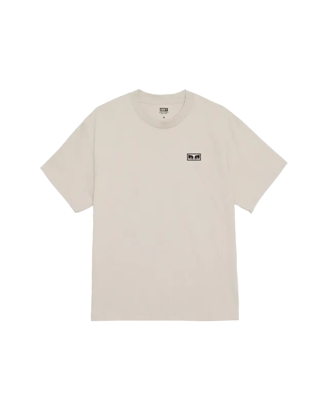 OBEY EYES 3 TEE  Silver Grey