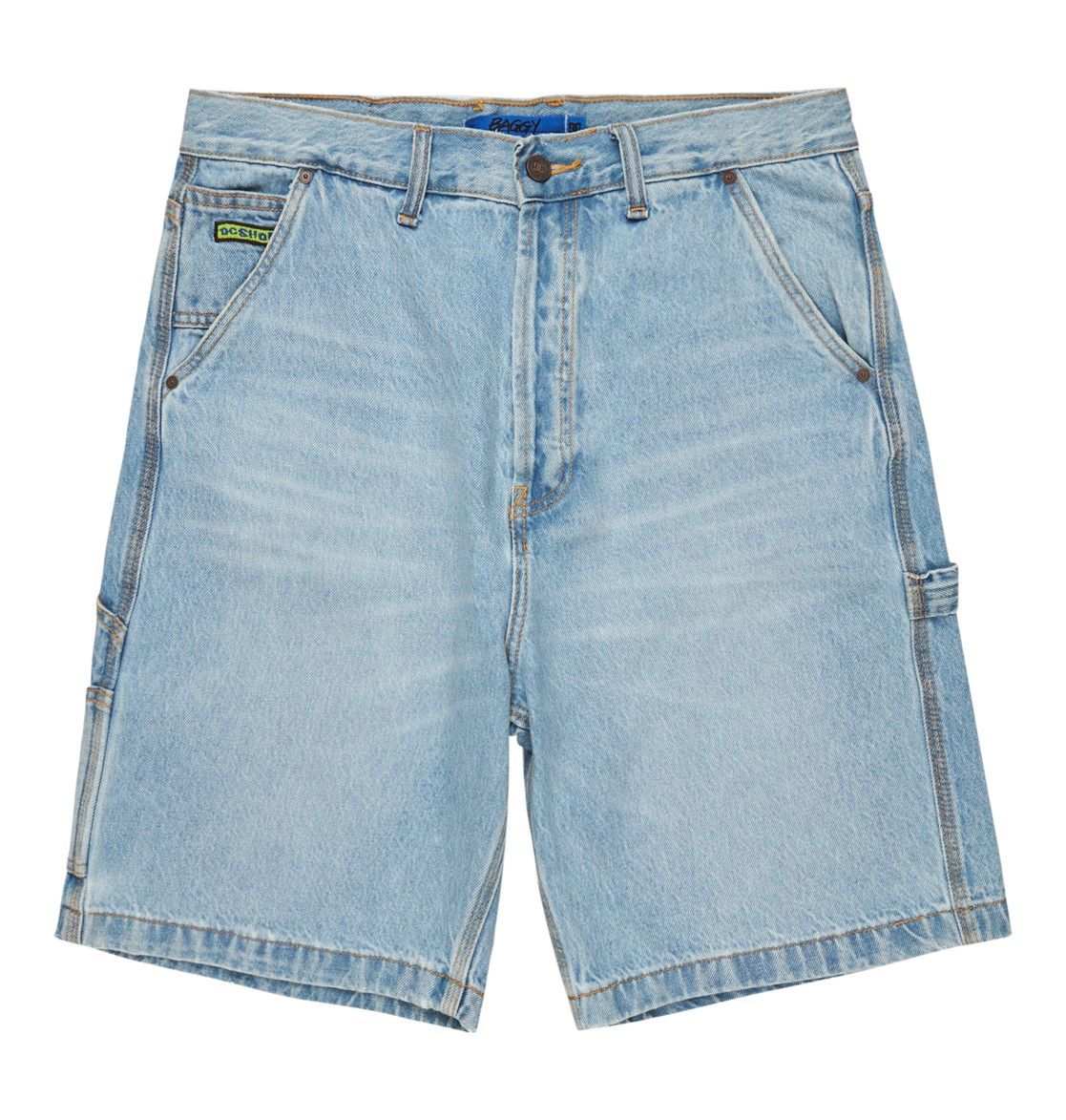 DC DC Shorts jeans Carpenter Baggy Short RIL - indigo light
