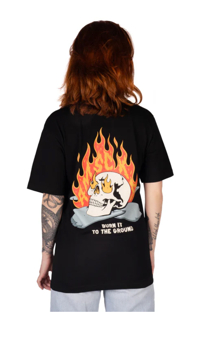 AMERICAN SOCKS Burn it to the Ground - T-Shirt