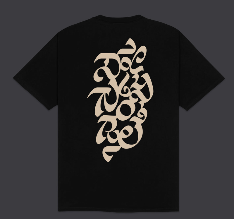 Dolly Noire Script Tee Black Dolly Noire Script Tee Black