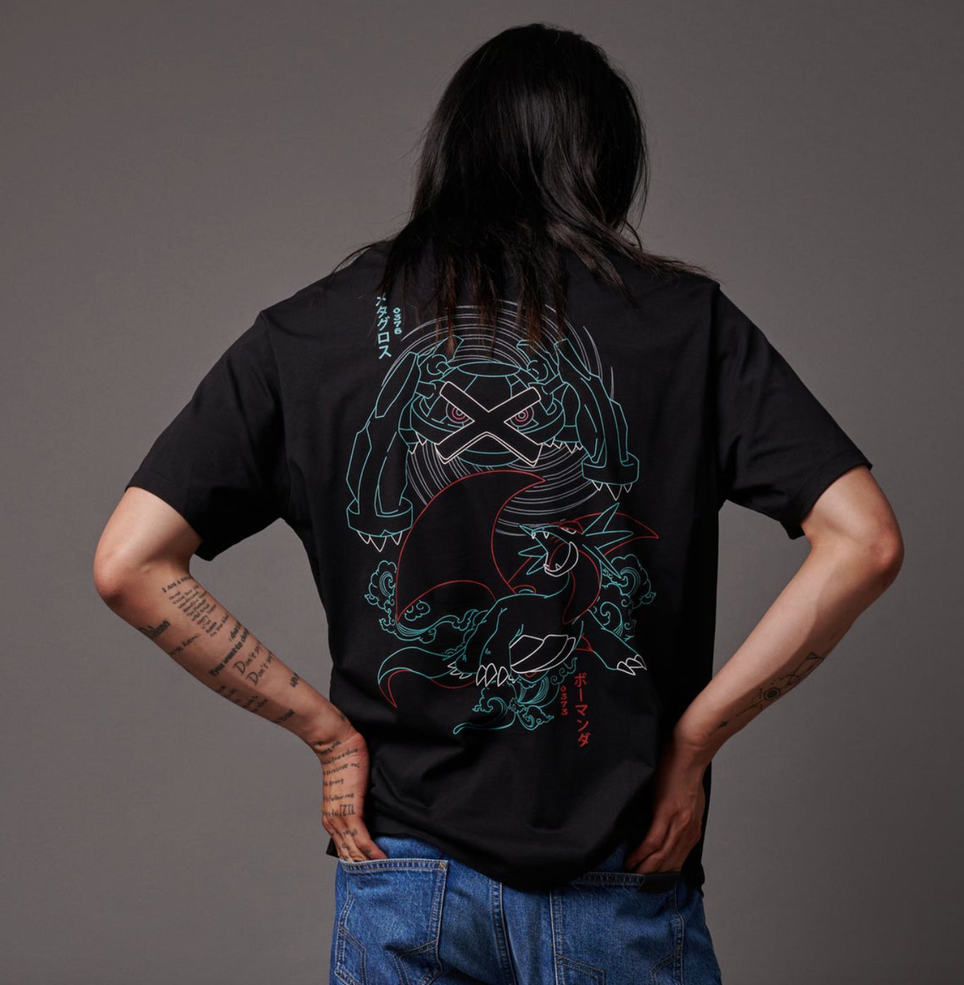 DOLLY NOIRE Salamence & Metagross Tee Pokemon