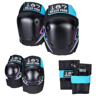 187 Killer Pads Jr. Six Pack Eletric Bolt 187 Killer Pads Jr. Six Pack Eletric Bolt