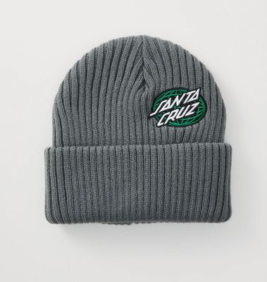 SANTA CRUZ Global Oval Dot Beanie - Storm Grey SANTA CRUZ Global Oval Dot Beanie - Storm Grey