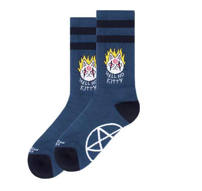 AMERICAN SOCKS - HELL NO KITTY - Mid High AMERICAN SOCKS - HELL NO KITTY - Mid High
