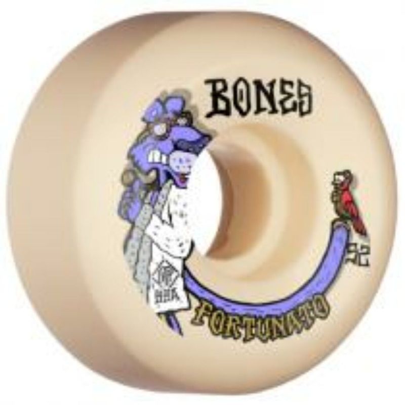 BONES FORTUNATO PIMPIN 52MM 99A V5 SIDECUT BONES FORTUNATO PIMPIN 52MM 99A V5 SIDECUT