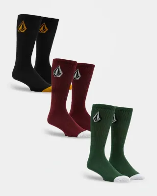 VOLCOM FULL STONE SOCK MULTIPACK - MIX COLOR