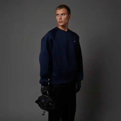 Dolly Noire Mesh Crewneck Midnight Blue