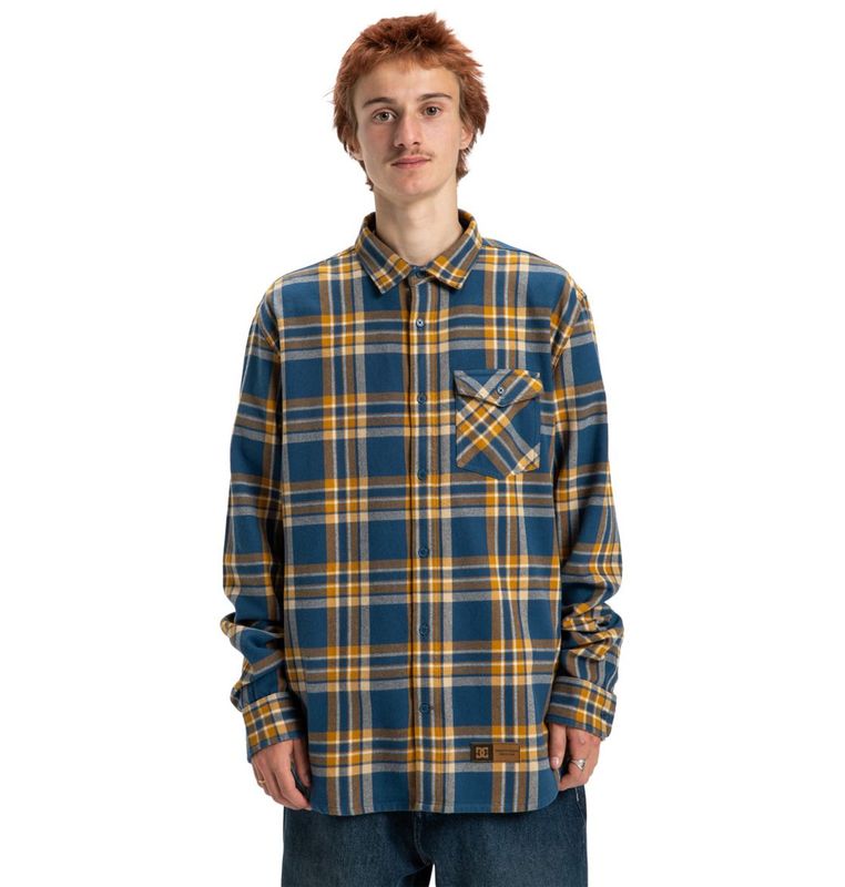 DC Marshal - Camicia in flanella da Uomo