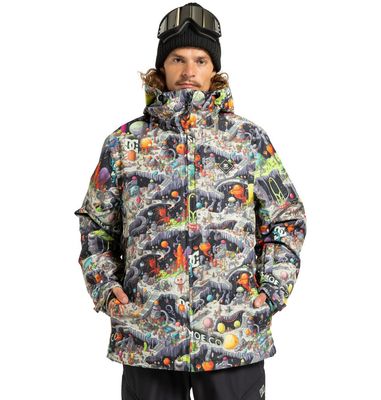 DC Giacca snow Basis Print Jacket - outer world black