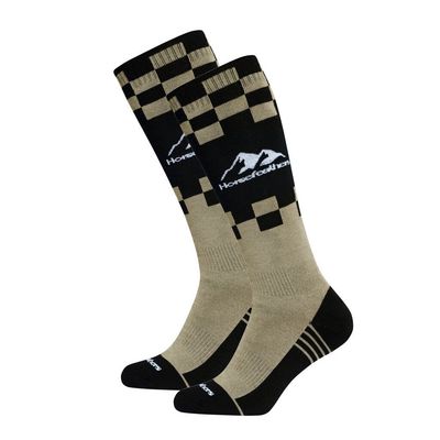 HORSEFEATHERS  Cron Snowboard Socks - Taupe