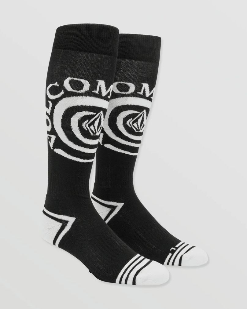VOLCOM spiral over the calf sock - black