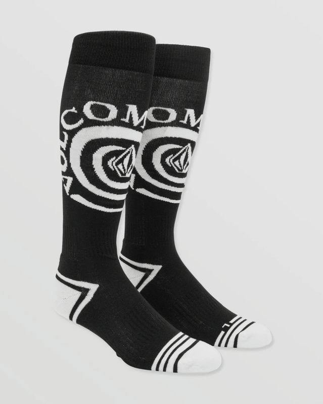 VOLCOM spiral over the calf sock - black