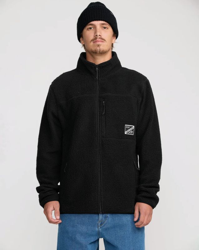 VOLCOM nelson sherpa full zip - black VOLCOM nelson sherpa full zip - black