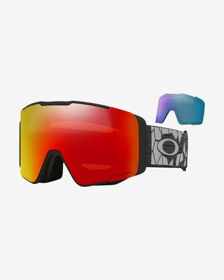 Maschera Oakley Line Miner Pro L Black Reinforce con lente Prizm Snow Torch Iridium + Prizm Snow Iced Iridium Maschera Oakley Line Miner Pro L Black Reinforce con lente Prizm Snow Torch Iridium + Prizm Snow Iced Iridium