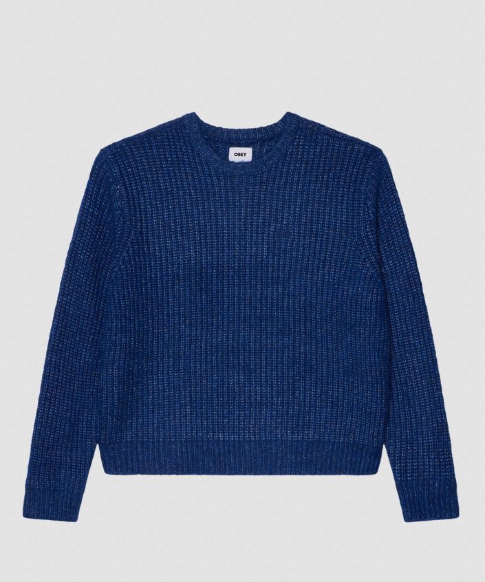 OBEY DEXTER SWEATER BLUE SURF