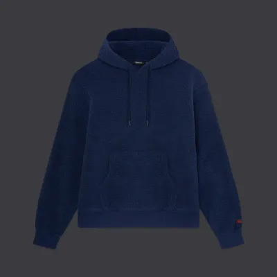 DOLLY NOIRE SHERPA HOODIE NAVY DOLLY NOIRE SHERPA HOODIE NAVY