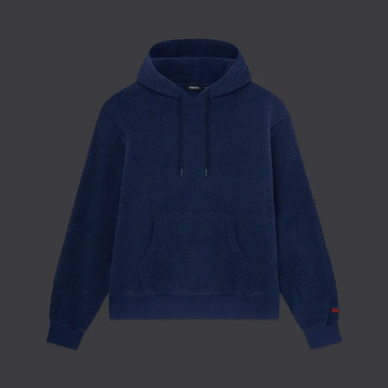DOLLY NOIRE SHERPA HOODIE NAVY