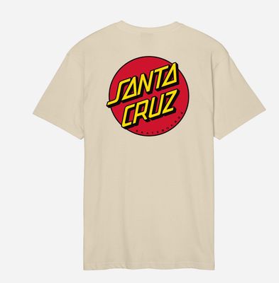 SANTA CRUZ Classic Dot Chest T-Shirt SANTA CRUZ Classic Dot Chest T-Shirt