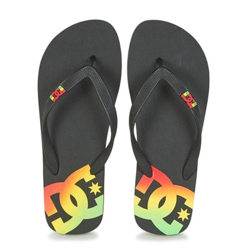 DC Sandals Spray - rasta DC Sandals Spray - rasta