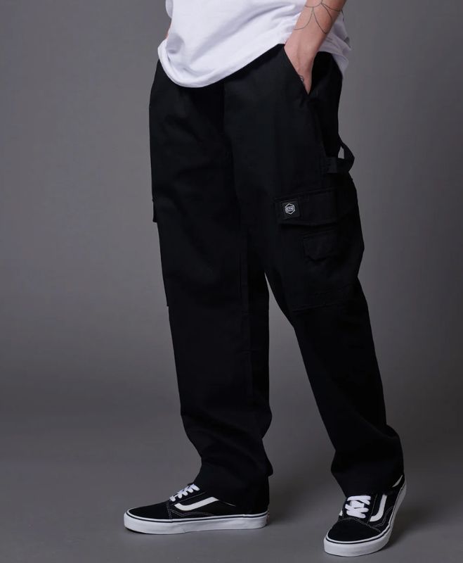 Dolly Noire Cargo Rip Stop  Black