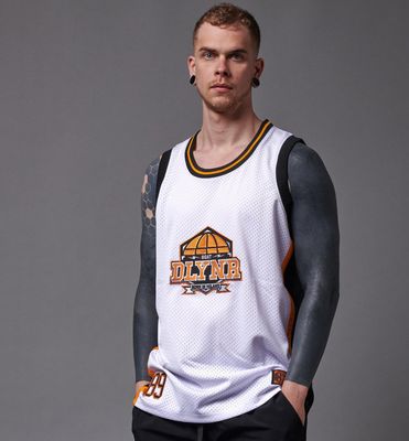 Dolly Noire  GOAT Slam Dunk Tank Top White