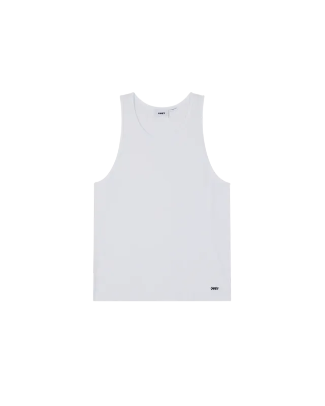OBEY STANDARD RIB TANK White