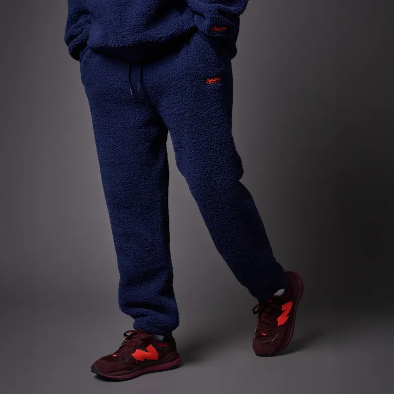 DOLLY NOIRE SHERPA SWEATPANTS NAVY