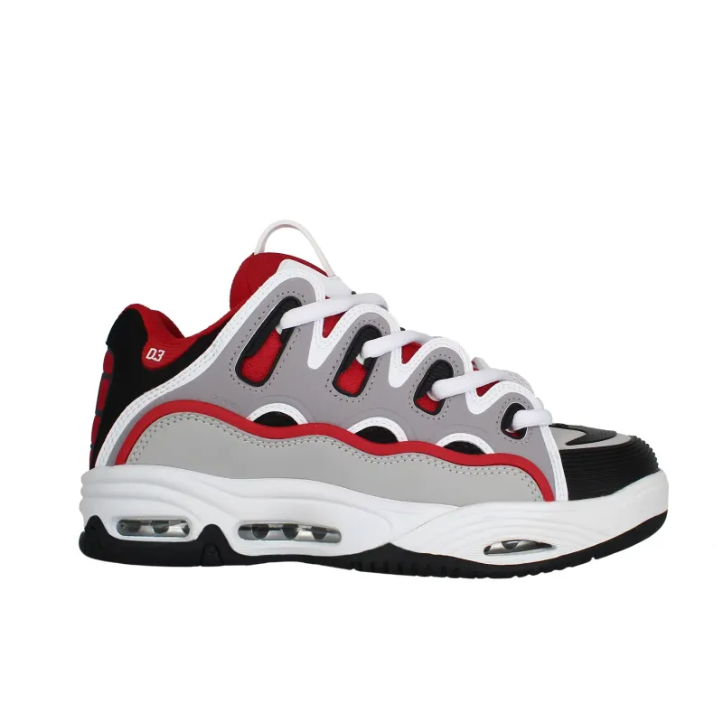 OSIRIS D3 2001 RED\WHITE \GRAY OSIRIS D3 2001 RED\WHITE \GRAY
