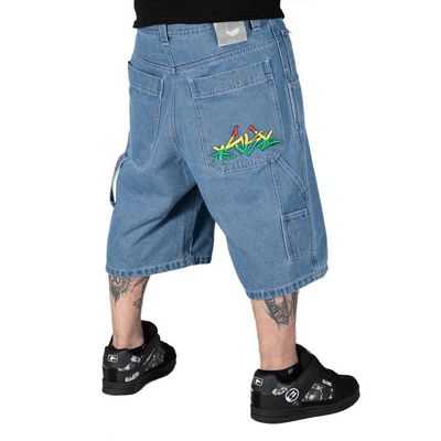 BLUESKIN JEANS BAGGY RICAMO RASTA