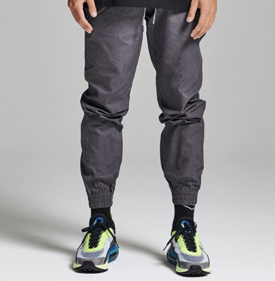 Dolly Noire Rip Stop  Pants Jogger Anthracite