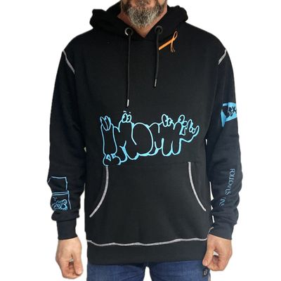 IMOMI FELPA CAPPUCCIO NERA