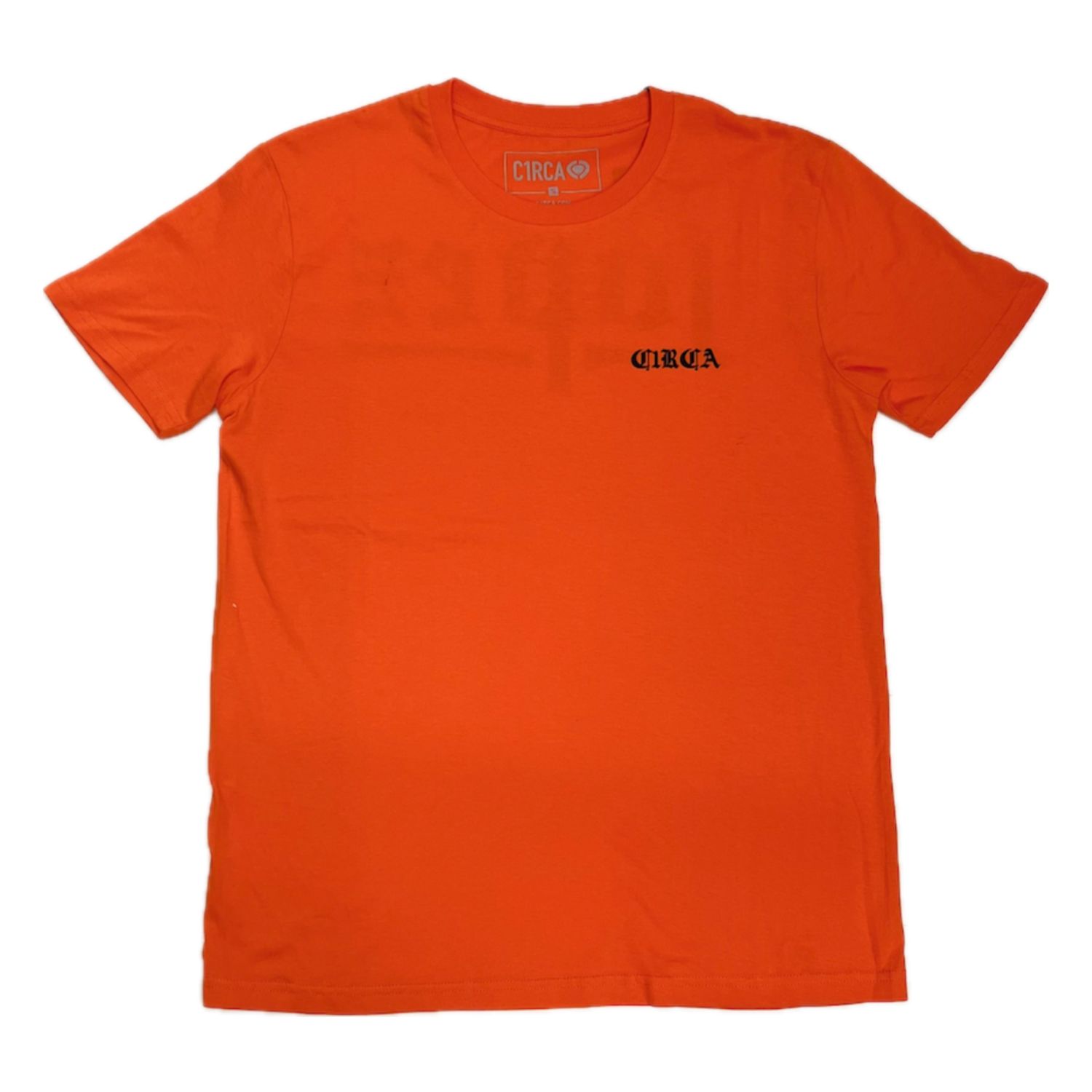 CIRCA t-shirt Lopez Tee Bright Orange/Blue