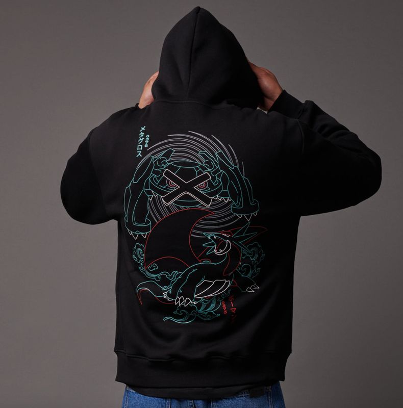 DOLLY NOIRE - Salamence & Metagross Hoodie Pokemon DOLLY NOIRE - Salamence & Metagross Hoodie Pokemon