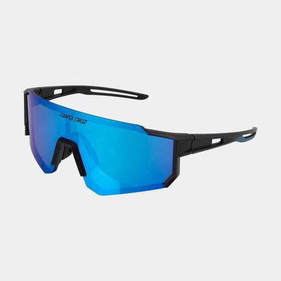 SANTA CRUZ Strip Racer Sunglasses O/S - Black Blue/Blue