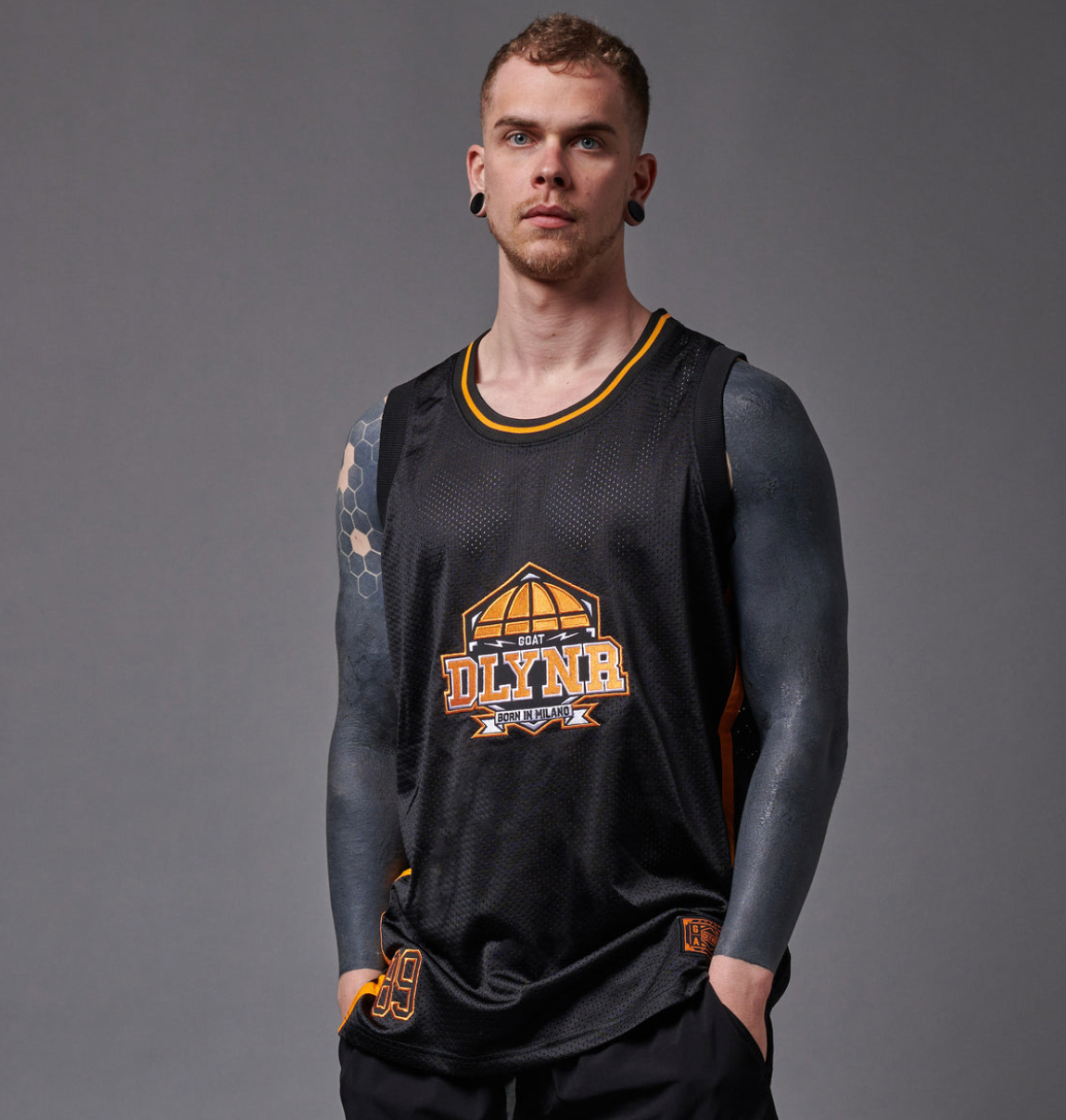 Dolly Noire  GOAT Slam Dunk Tank Top Black