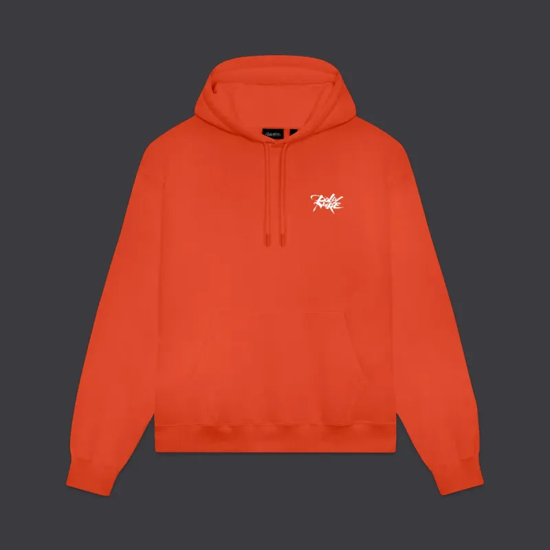 DOLLY NOIRE Brushstroke Hoodie Bright Red