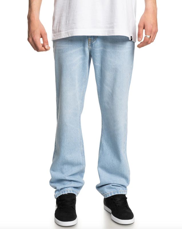 DC jeans worker straight denim rgw grey