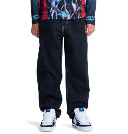 DC Boy's Jeans Baggy Denim RIL Boy - Black Tint DC Boy's Jeans Baggy Denim RIL Boy - Black Tint