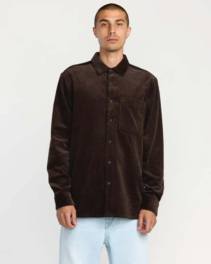 VOLCOM FOSTERED LS CACAO